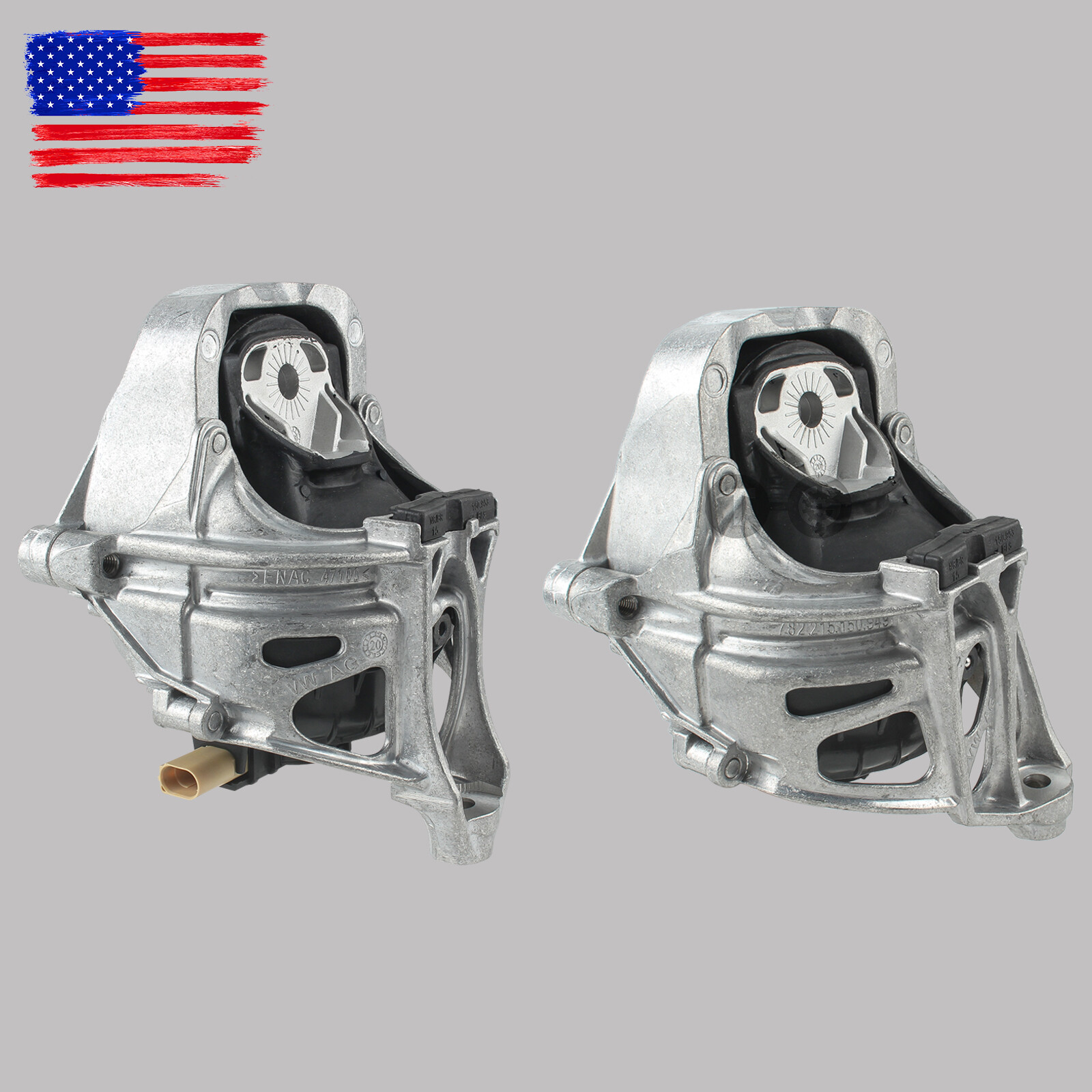 2x Engine Mounts For Audi Q7 2017 2018 2019 Left + Right 4M0199372FE