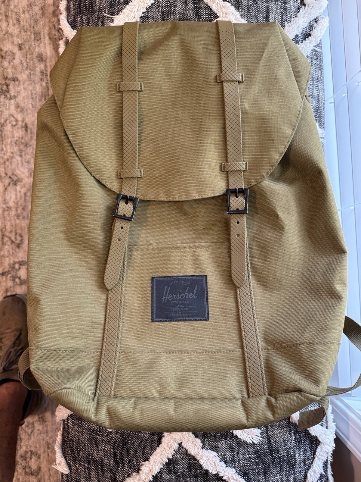 Brand New Herschel Supply Co. Little America Backpack – Olive Green / Khaki