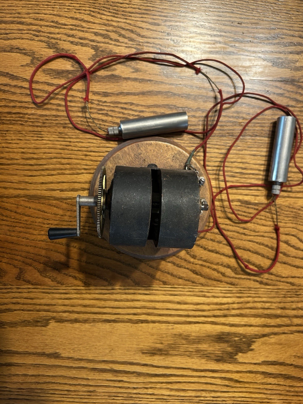 1900s Tesla Thriller Hand Crank  Shock Machine Therapy Antique