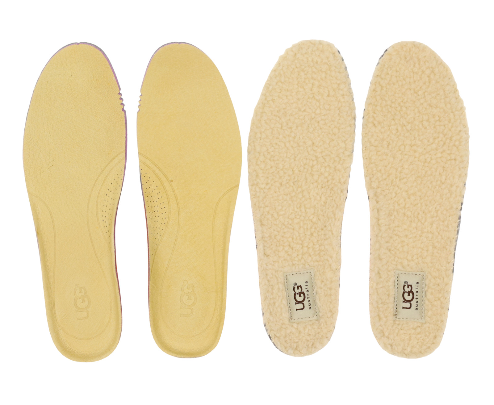 UGG K2301 Mens Natural Leather/Wool Australia Twinsole Set Size US 8 EU 40.5