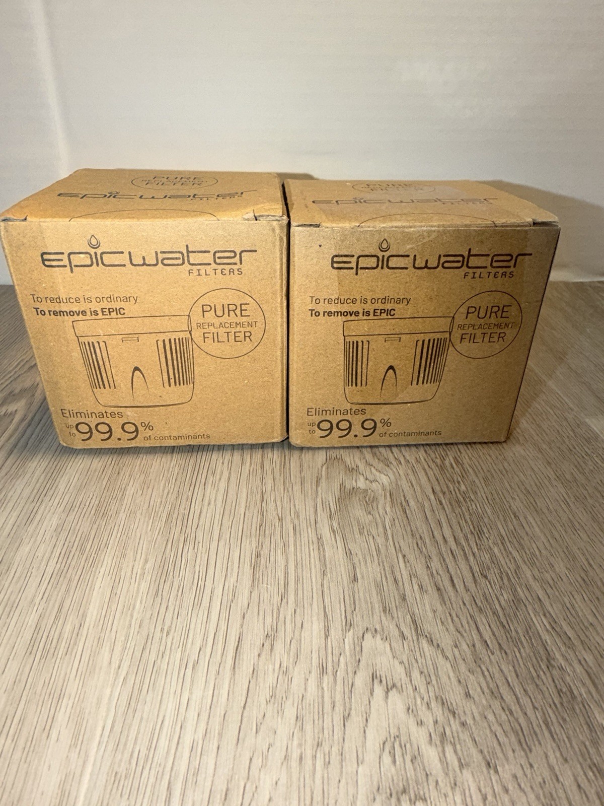 2 New Epicwater Replacement Filters EW-RPFT-PUR-X01 Sealed OEM Open Box 2 New Epicwater Replacement Filters EW-RPFT-PUR-X01 Sealed OEM Open Box