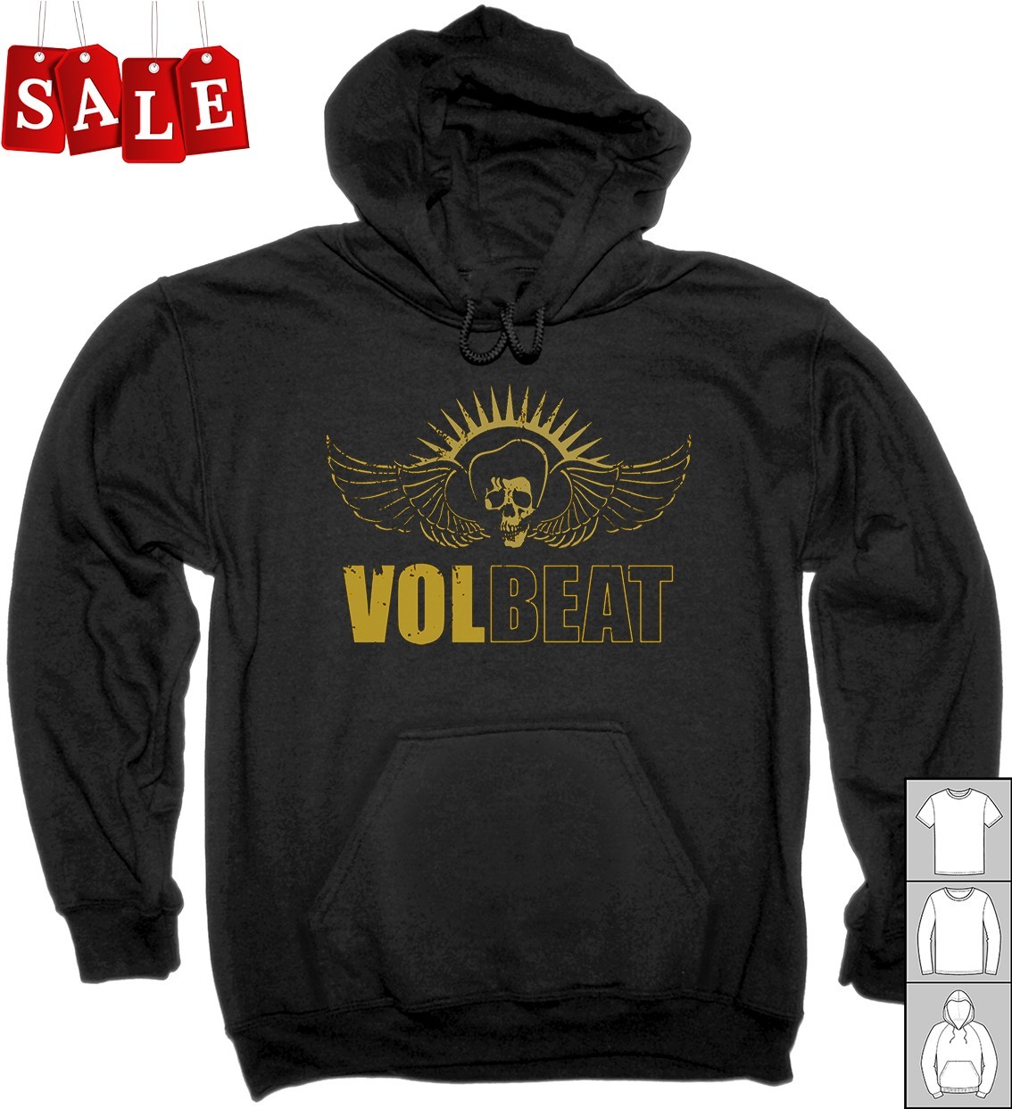 New VOLBEAT LOGO Christmas Gift S-5XL Hoodie DO476
