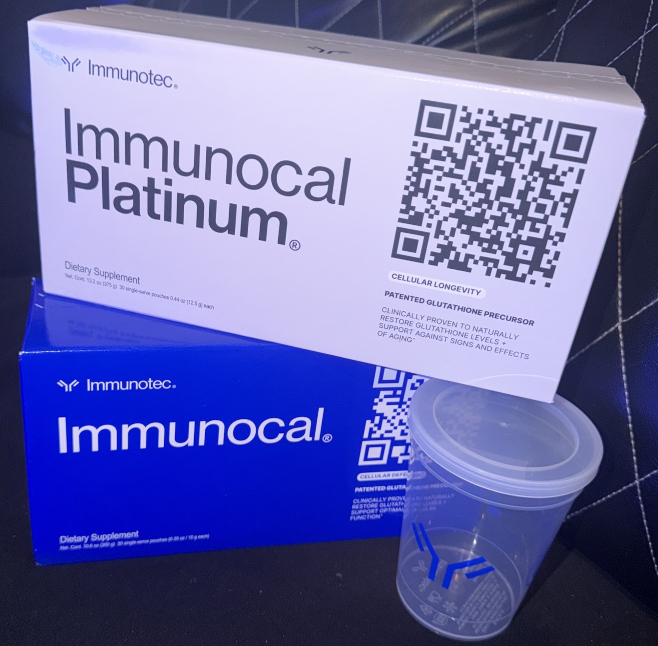Immunotec Immunocal Platinum+ Blue Exp 05/2028 FreeShip