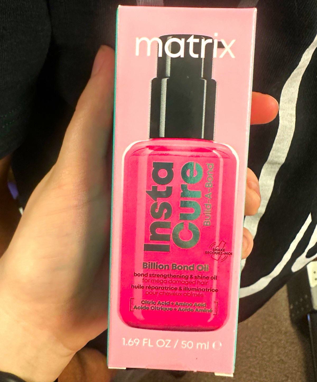 NEW Matrix InstaCure Billion Bond Hair Oil Bond Strengthening Shine 1.69 fl oz