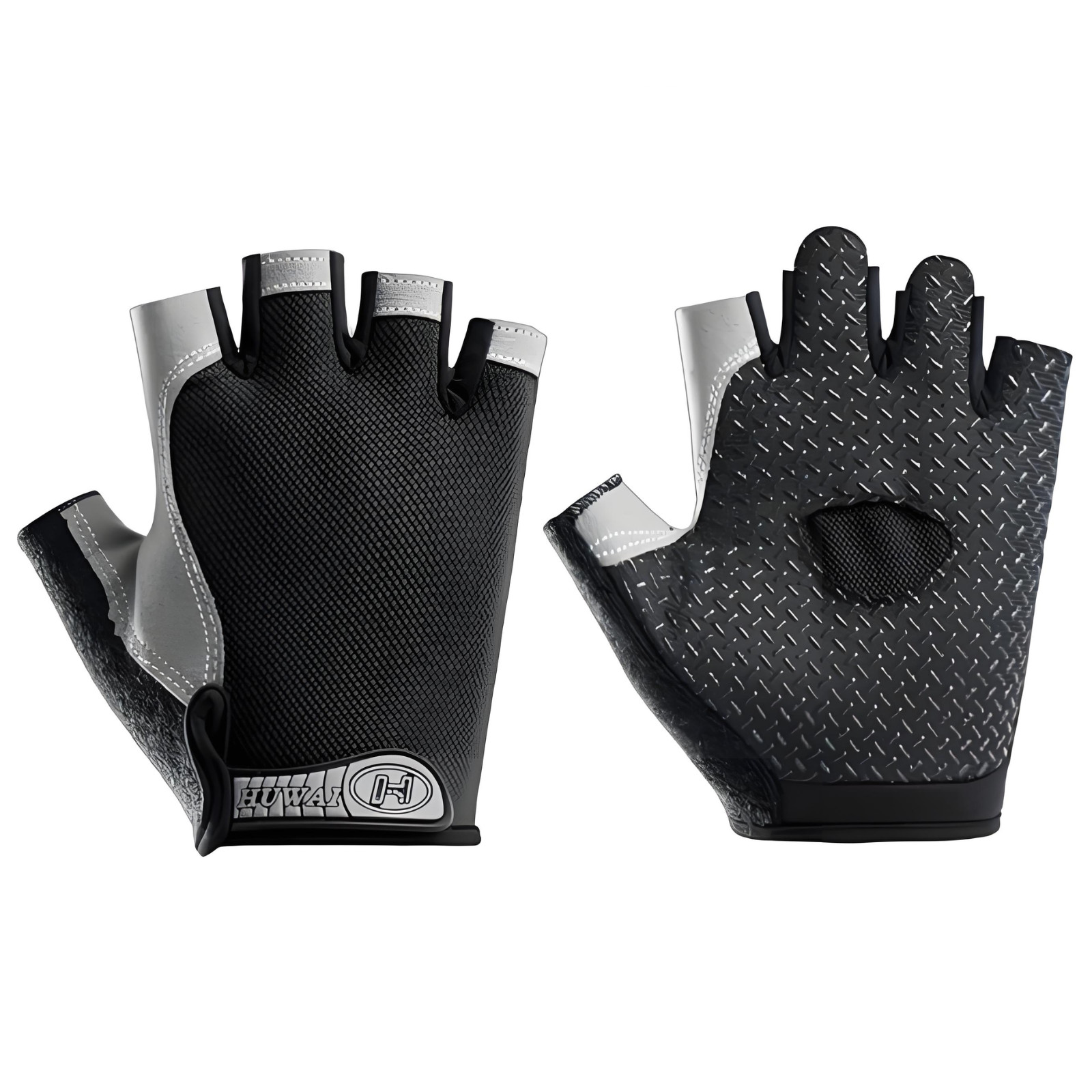 1 Pair Half‑Finger Sports Gloves Breathable Non‑Slip Workout Hand Gear