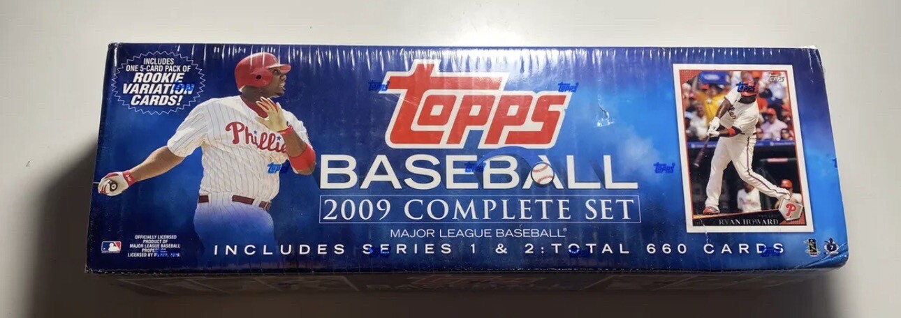 2009 Topps Baseball Factory Sealed Set w/ 5 Rookie Variations Cards 2009 Topps Baseball Factory Sealed Set w/ 5 Rookie Variations Cards