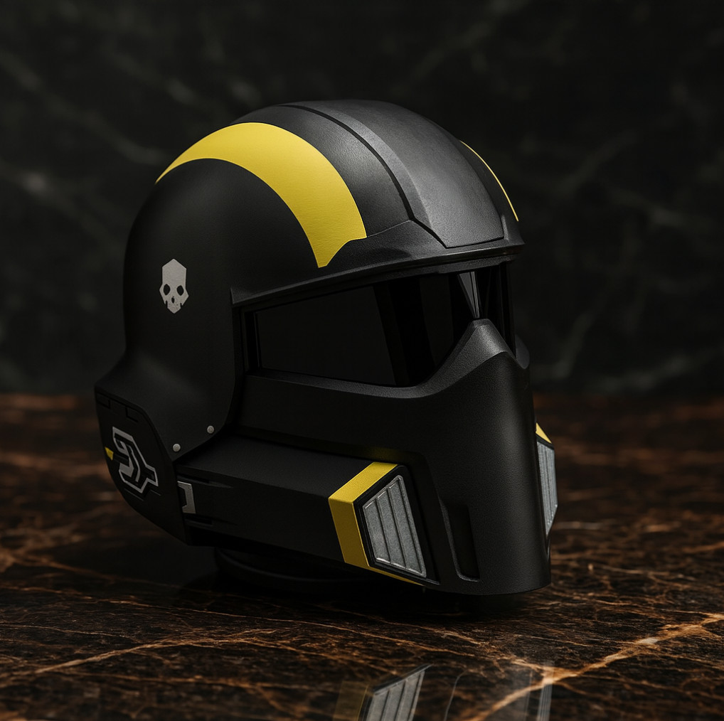 Helldivers B-01 Tactical Helmet Replica - Cosplay Prop