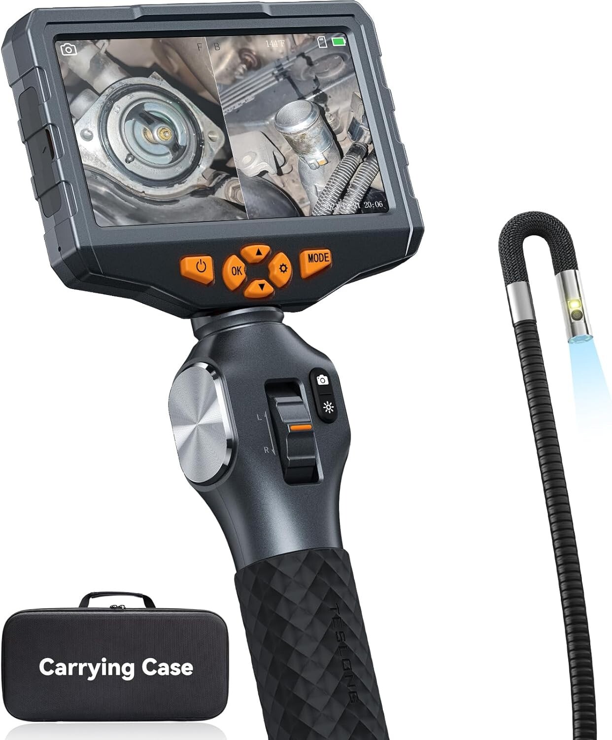 Two-Way Articulated 6.5mm Dual Lens Endoscope Borescope Inspection Camera Two-Way Articulated 6.5mm Dual Lens Endoscope Borescope Inspection Camera