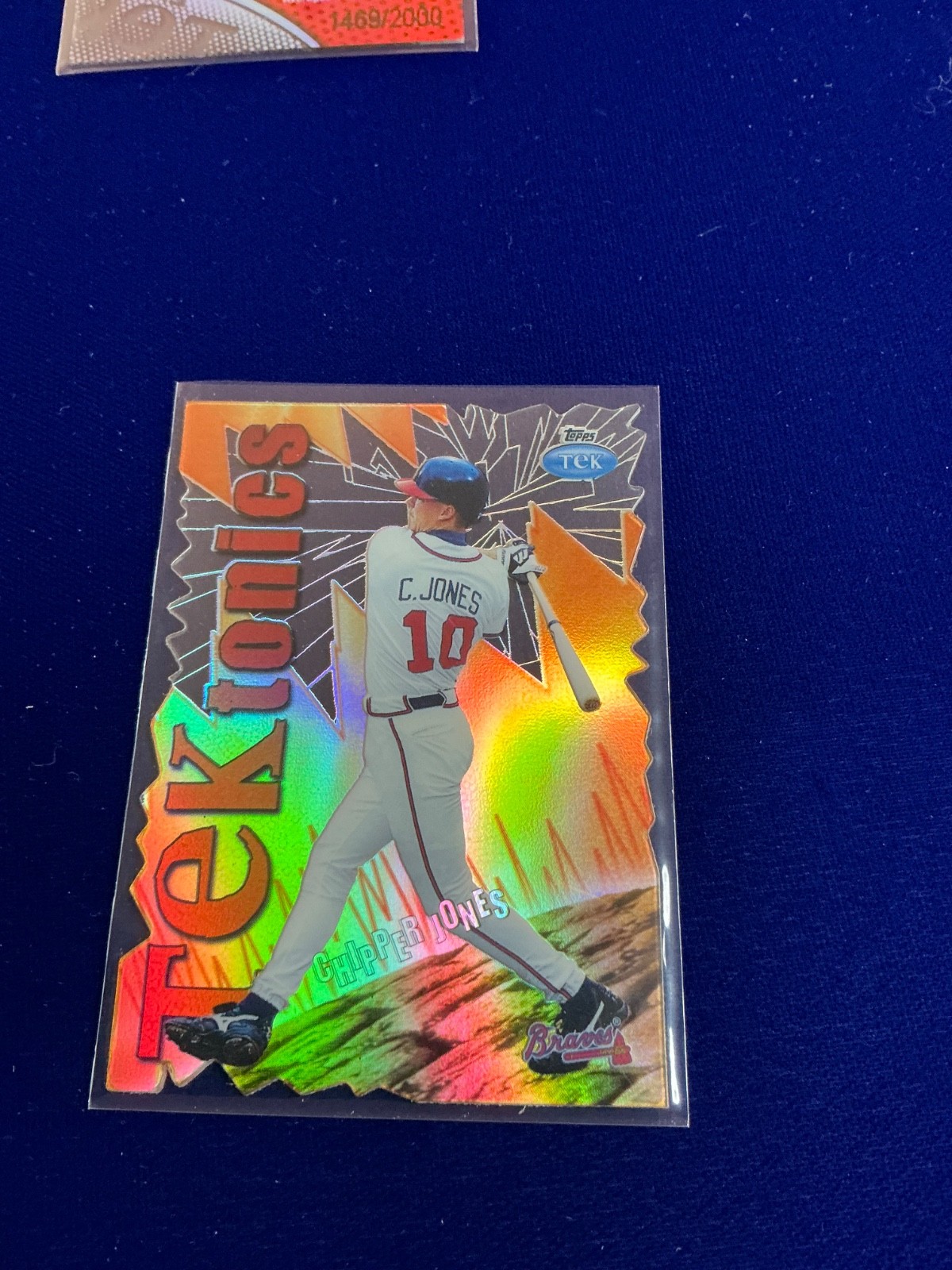 2000 Topps Tek - Tektonics Chipper Jones #TT6 2000 Topps Tek - Tektonics Chipper Jones #TT6