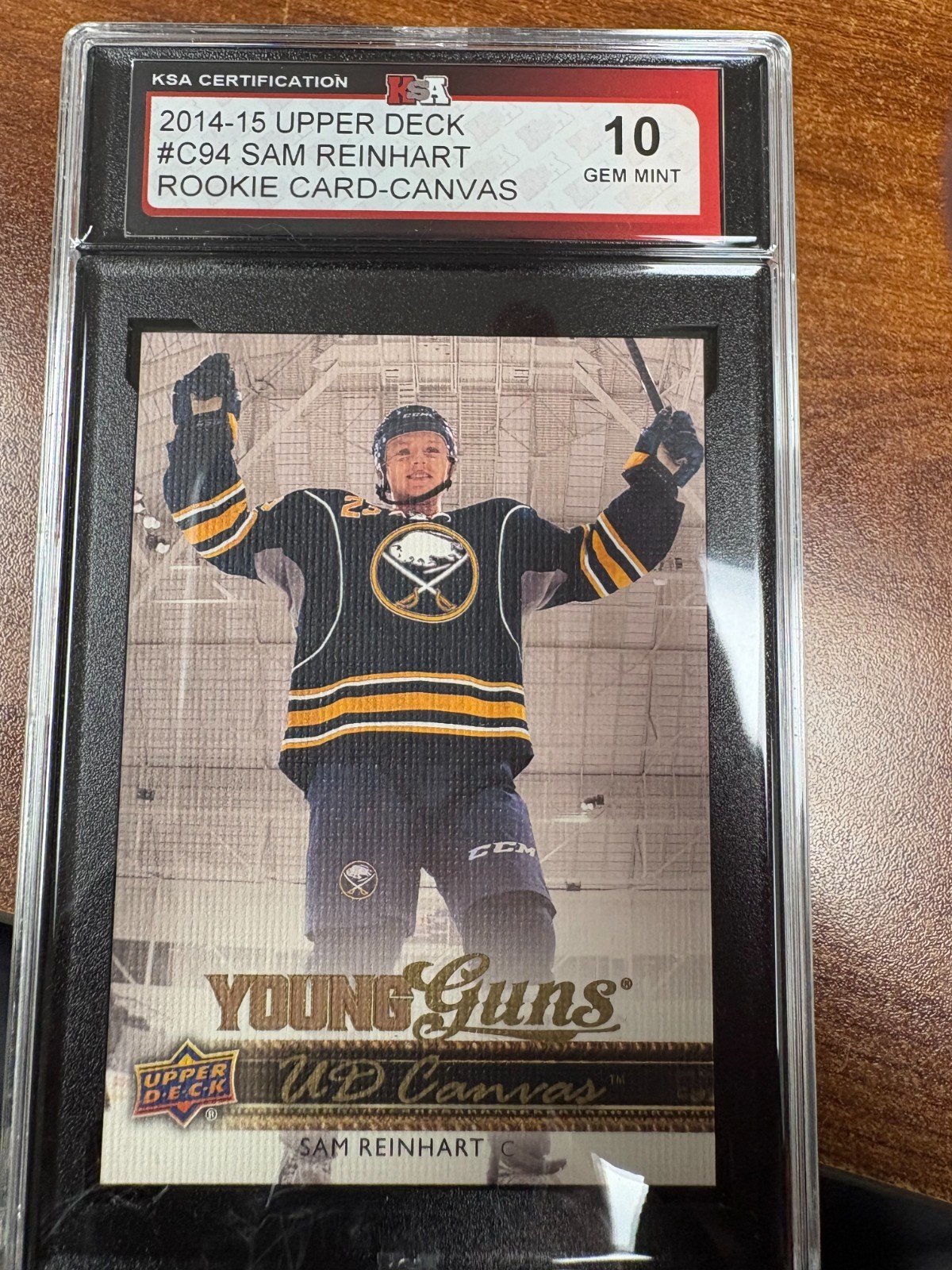2015-16 Upper Deck Canvas Young Guns Sam Reinhart KSA 10 2015-16 Upper Deck Canvas Young Guns Sam Reinhart KSA 10