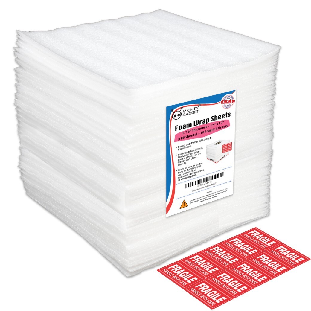 100 Wrap Foam Sheets 12\ 100 Wrap Foam Sheets 12\