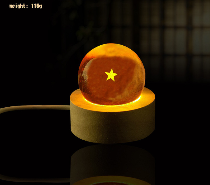 Anime Dragon Ball 7 Crystal Balls Z Star 1 to 7 Led Night Lights Decoration Toys Anime Dragon Ball 7 Crystal Balls Z Star 1 to 7 Led Night Lights Decoration Toys