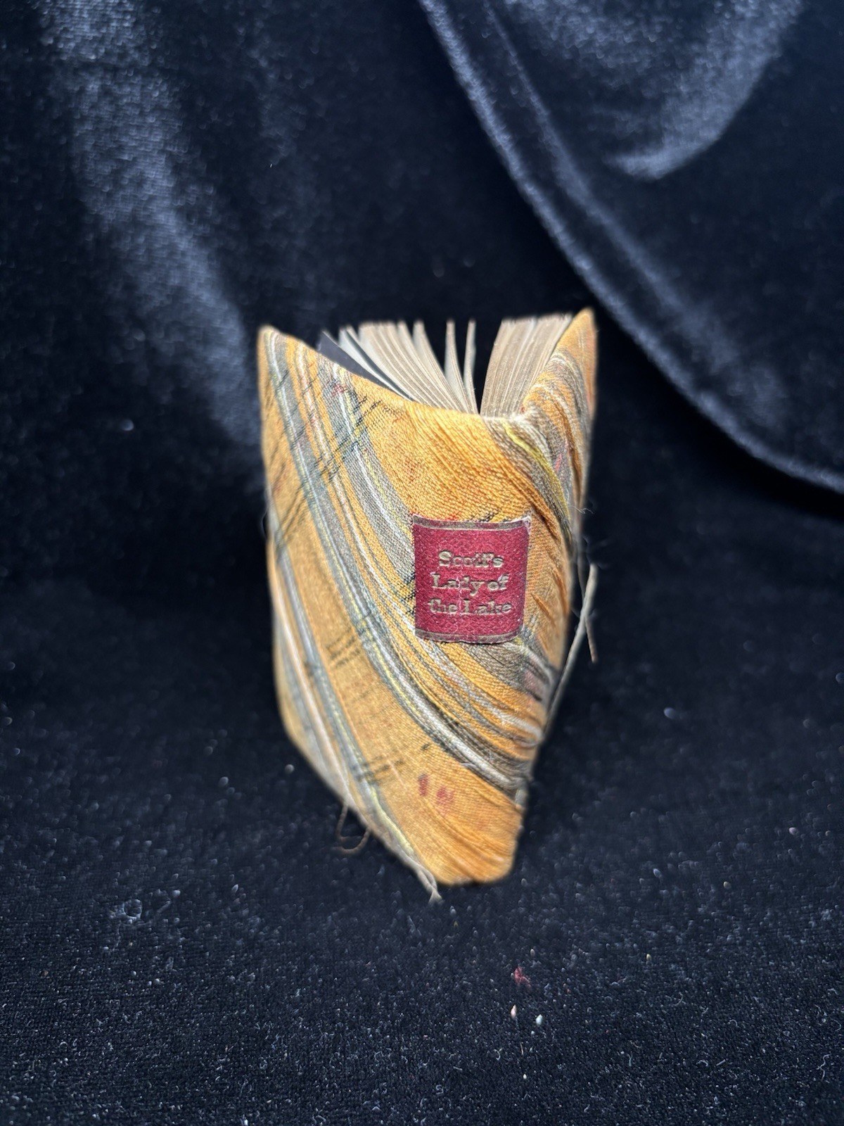 Antique Miniature Book Sir Walter Scott’s The Lady of the Lake, around 1900
