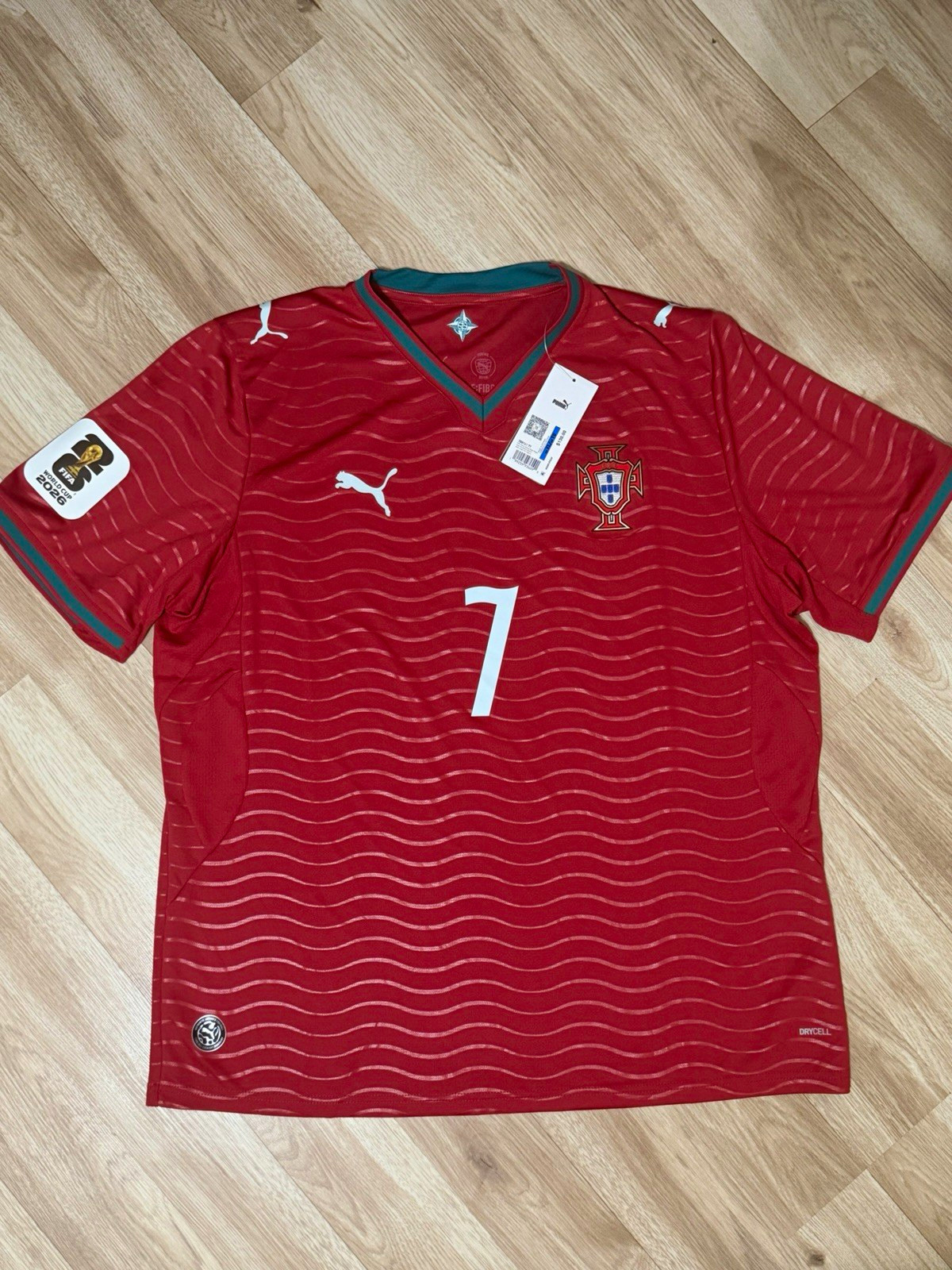 Authentic Puma Portugal Cristiano Ronaldo #7 Soccer Jersey Men’s M FIFA 2026 Authentic Puma Portugal Cristiano Ronaldo #7 Soccer Jersey Men’s M FIFA 2026