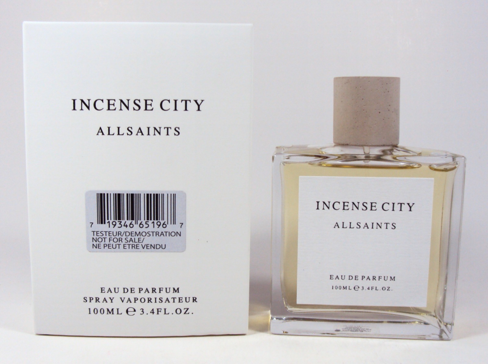 INCENSE CITY by ALL SAINTS 3.4 oz / 100 ml Eau de Parfum Spray NEW w/BOX INCENSE CITY by ALL SAINTS 3.4 oz / 100 ml Eau de Parfum Spray NEW w/BOX