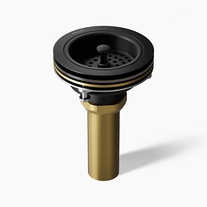 Kohler K-8801-BL Duostrainer Basket Matte Black Kohler K-8801-BL Duostrainer Basket Matte Black