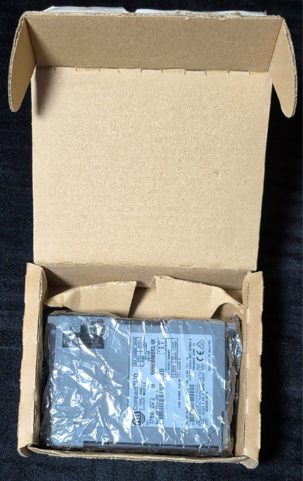 ALLEN -BRADLEY 2-CHANNEL ANALOG OUTPUT MODULE 1769-OF2 SER B ALLEN -BRADLEY 2-CHANNEL ANALOG OUTPUT MODULE 1769-OF2 SER B
