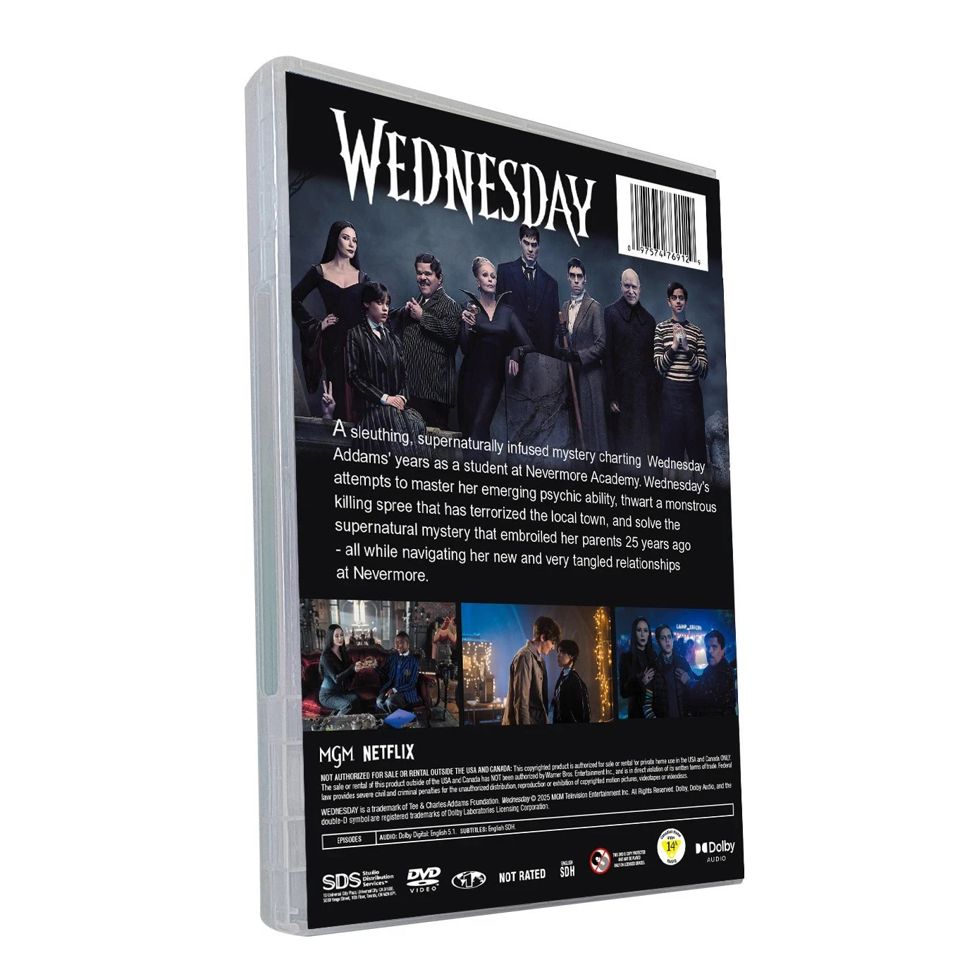 Wednesday Season 1&2 | Set | ADDAMS FAMILY | DVD SET COMPLETE SERIES