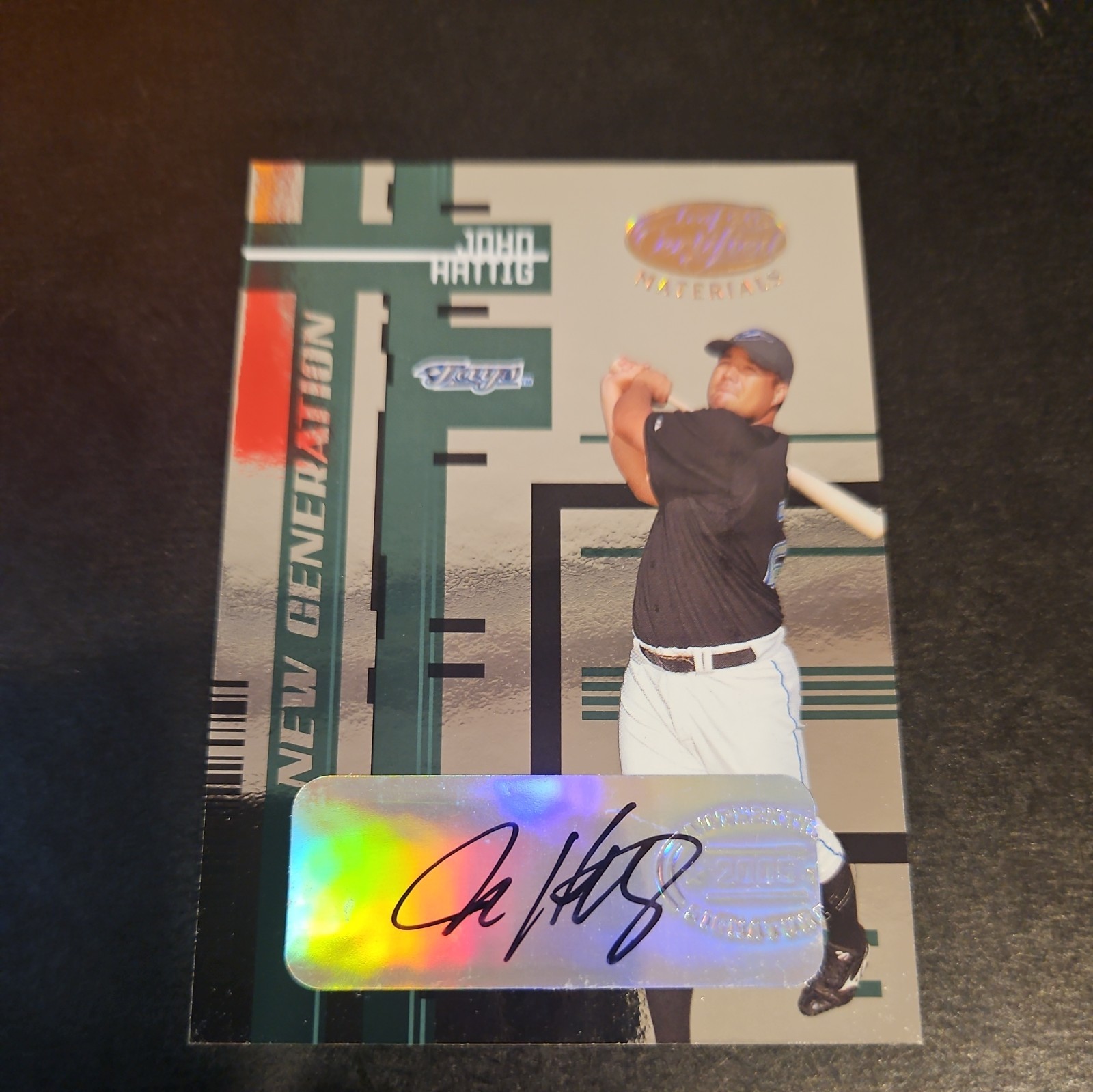 2005 Leaf Certified Materials - New Generation John Hattig #220 /499 (AU, RC) 2005 Leaf Certified Materials - New Generation John Hattig #220 /499 (AU, RC)