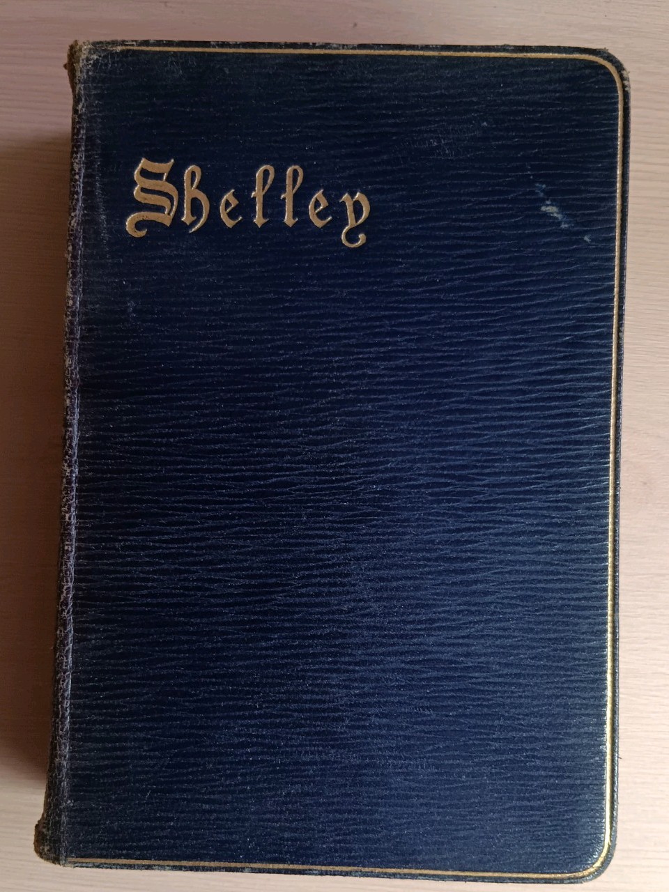 Shelley Poems Percy Bysshe Shelley 1919 Oxford Leather Gilt Edges Hutchinson