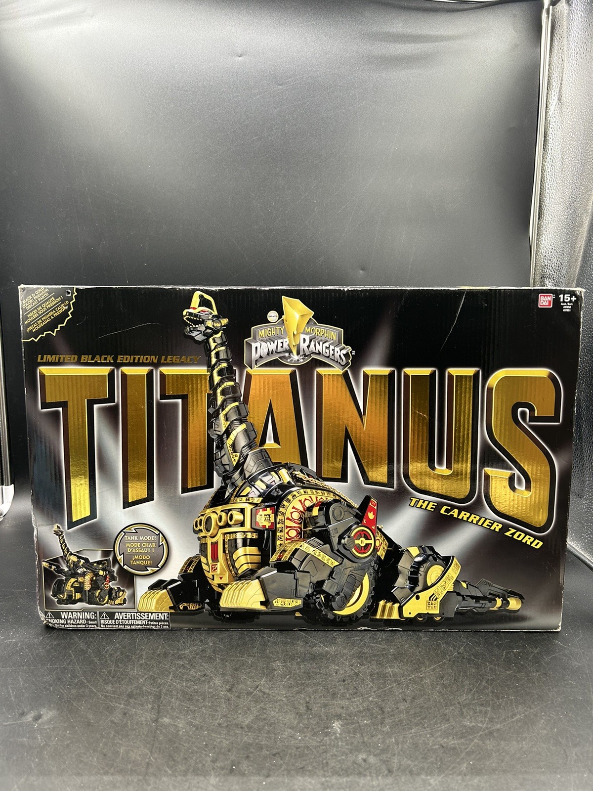 Mighty Morphin Power Rangers Legacy Titanus Carrier Zord Black Gold 2017 (READ) Mighty Morphin Power Rangers Legacy Titanus Carrier Zord Black Gold 2017 (READ)