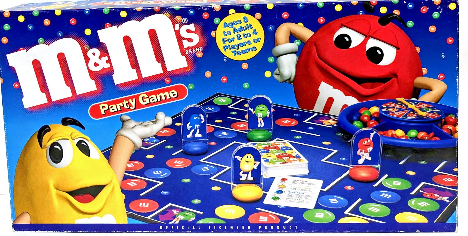 M&M\'s Board Game - RoseArt - Licensed Party Game - Complete - Vintage 1999 M&M\'s Board Game - RoseArt - Licensed Party Game - Complete - Vintage 1999