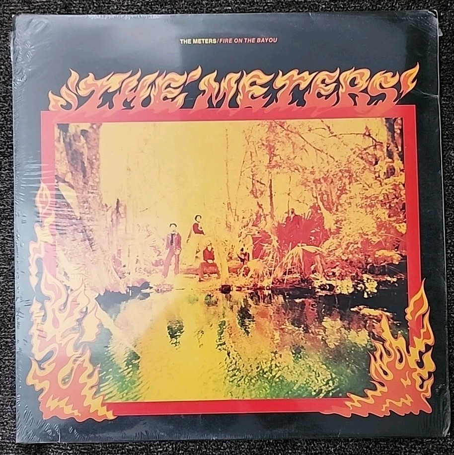The Meters 1975 Original U.K Import Sealed Pressing Lp  Of  Fire On The Bayou 