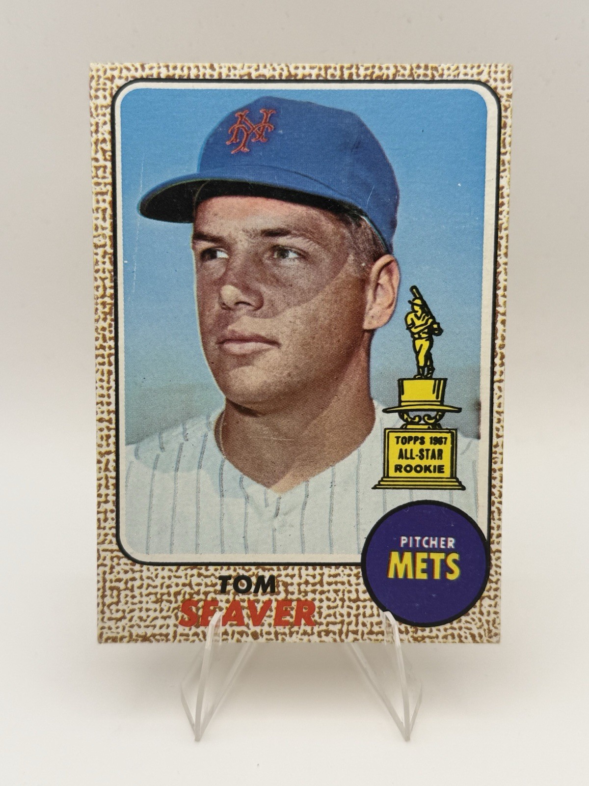 Tom Seaver 1968 Topps Rookie Cup #45 VG Tom Seaver 1968 Topps Rookie Cup #45 VG