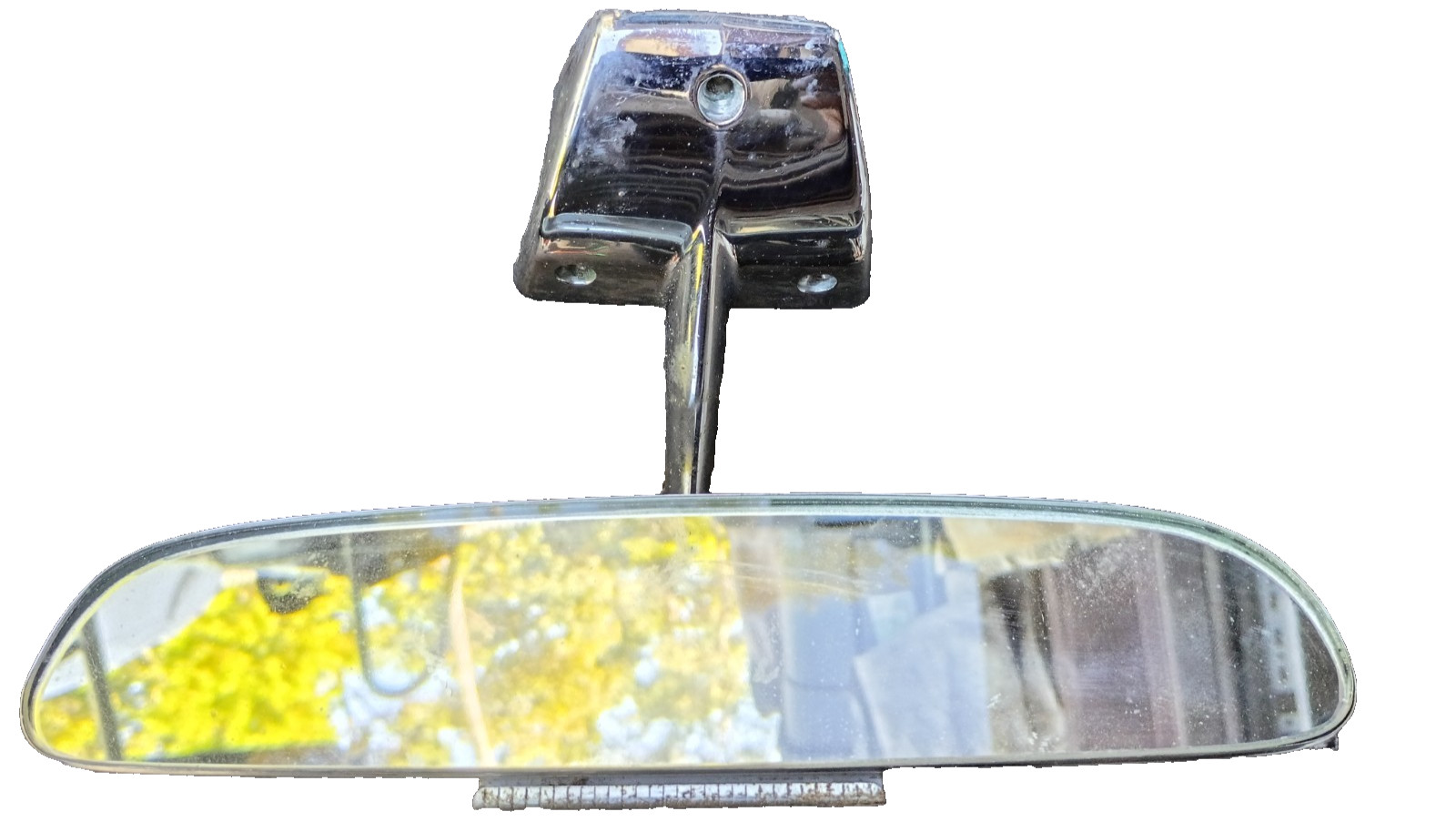 Vintage 1955-56 Chrysler Dodge Rear View Mirror Casting 1640657 Interior Chrome