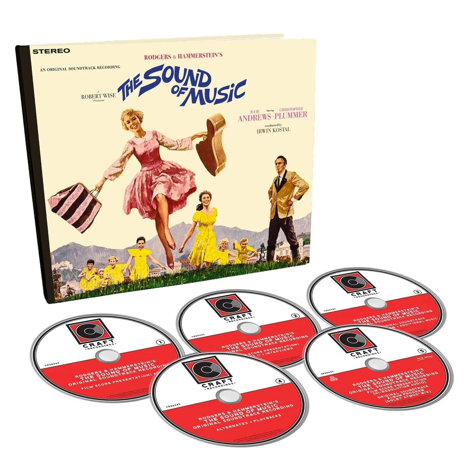 THE SOUND OF MUSIC. 5 CD DEFINATIVE EDITION, REMASTERED. BRAND NEW, NOT SEALED.
