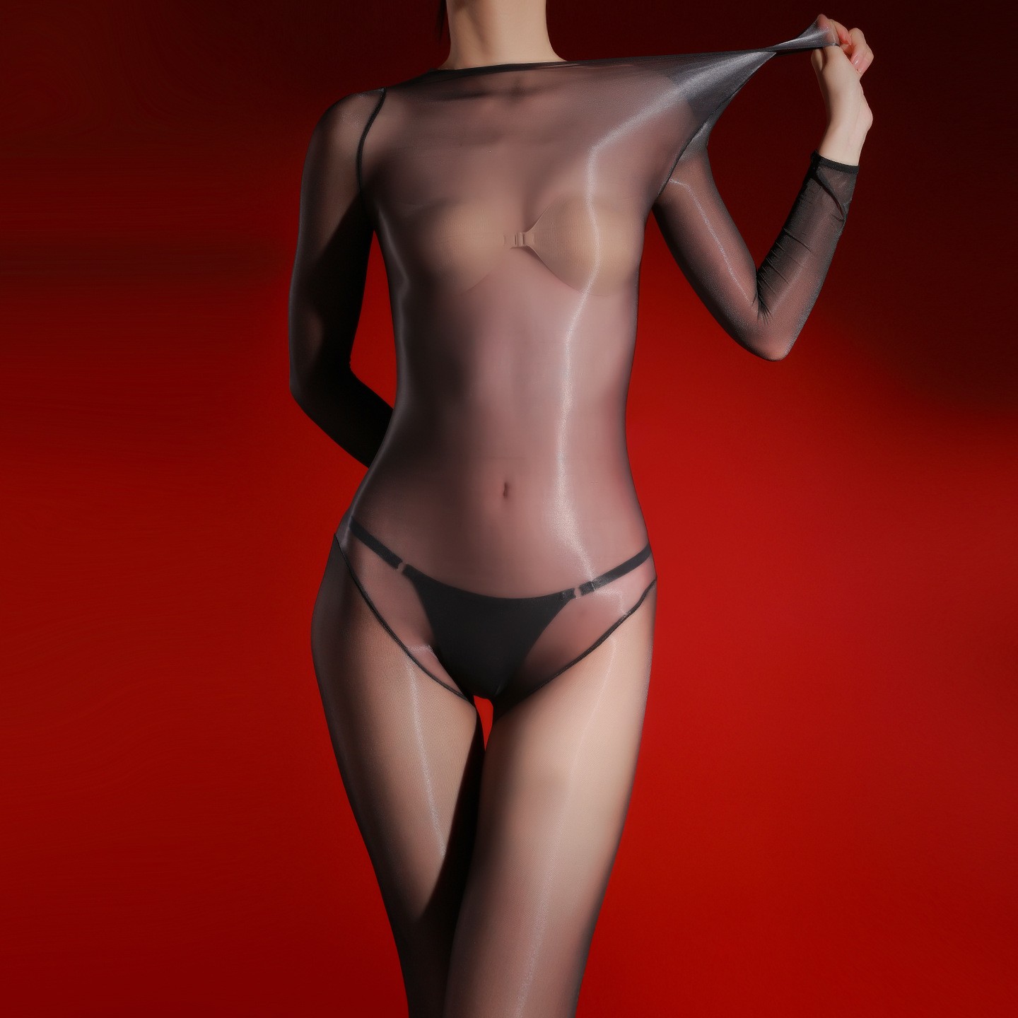 Plus Size Full Bodystocking Oil Glossy Sheer Ultra-thin Shiny Bodysuit Jumpsuit Plus Size Full Bodystocking Oil Glossy Sheer Ultra-thin Shiny Bodysuit Jumpsuit