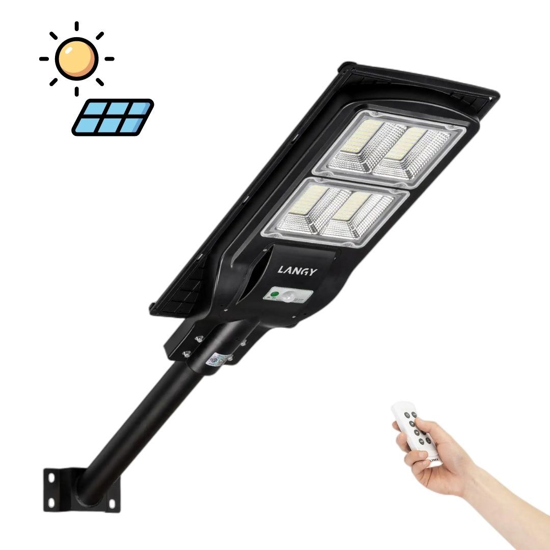 LANGY 60W 90W 120W 200W Solar LED Street Light Outdoor,Solar Parking lots light