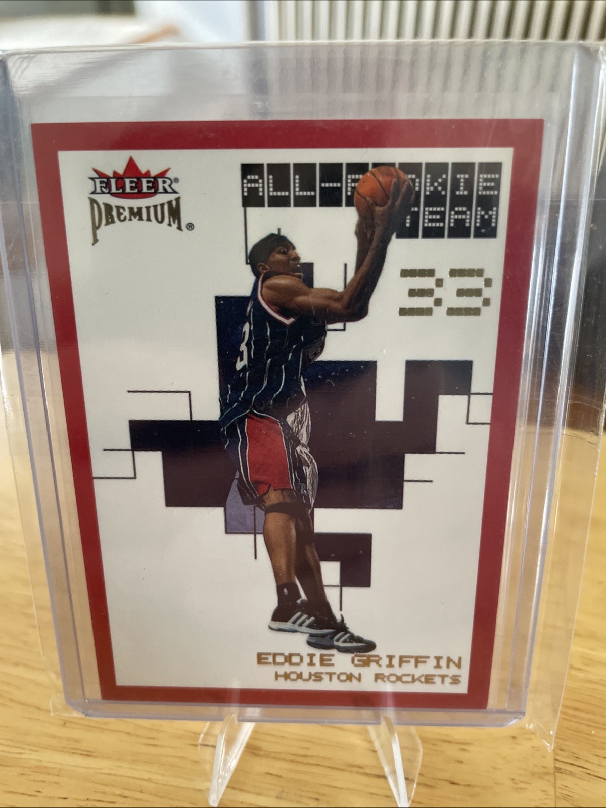 2002-03 Fleer Premium - All-Rookie Team Eddie Griffin #SR24 Ruby /100