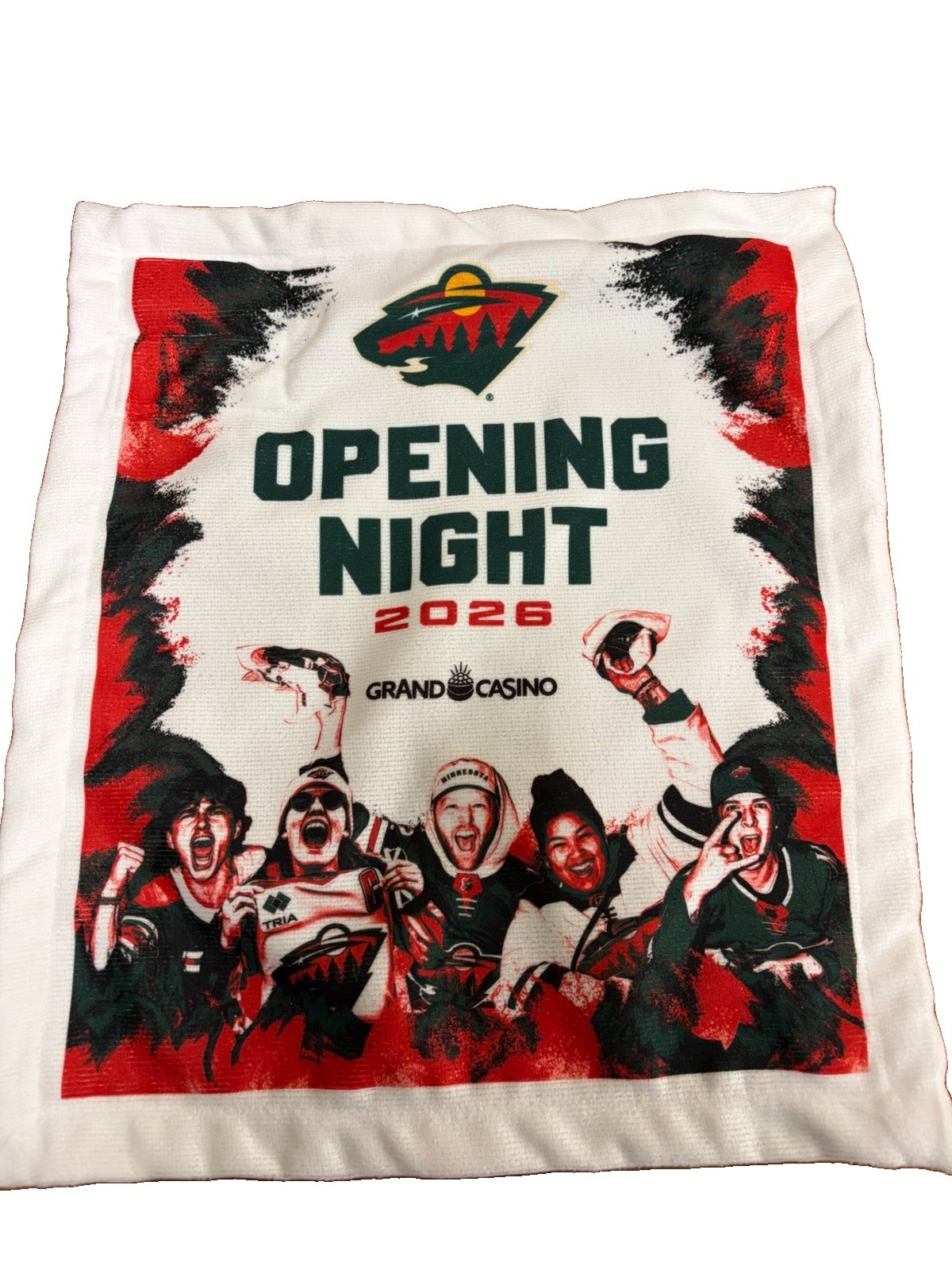 2026 Minnesota Wild SGA Opening Night LED Rally Towel 10/03/2026 NHL Hockey 2026 Minnesota Wild SGA Opening Night LED Rally Towel 10/03/2026 NHL Hockey