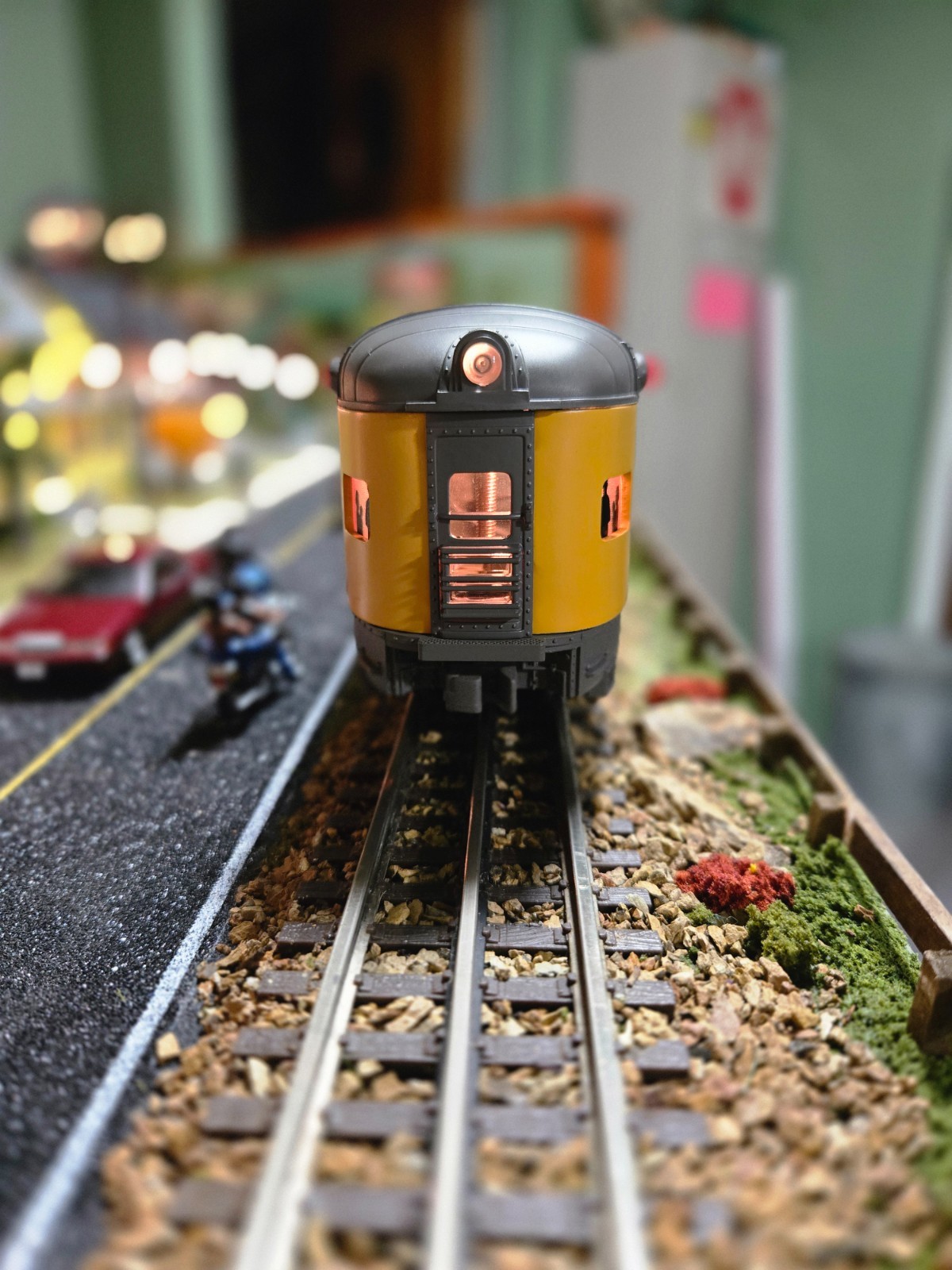 MTh railking Union Pacific observation car 60' aluminum from set mt-6019 no box MTh railking Union Pacific observation car 60' aluminum from set mt-6019 no box