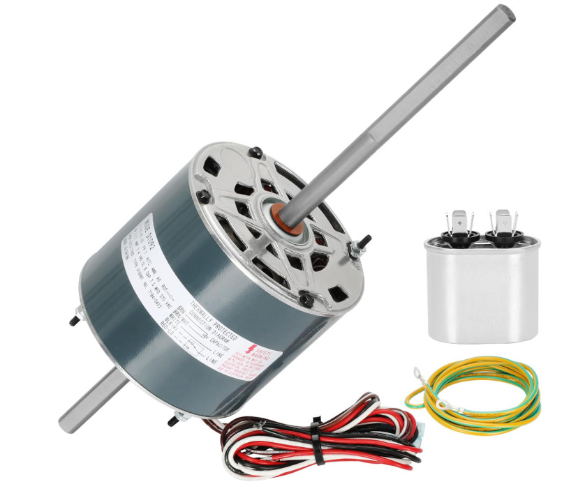 Motor de Ventilador de CA para RV de 1/3 HP, 115 V, 1675 RPM, Compatible con Air