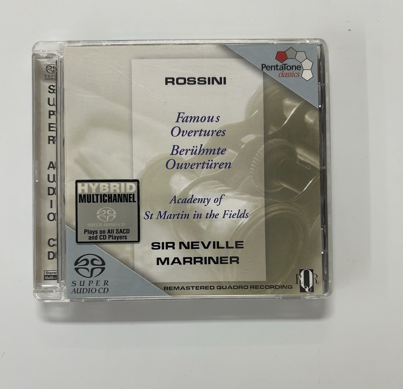 Rossini Famous Overtures Marriner 2002 Pentatone SACD Rossini Famous Overtures Marriner 2002 Pentatone SACD
