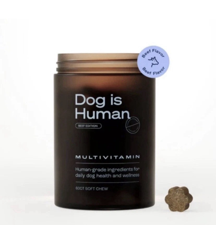 Dog is Human Daily Multivitamin Beef Soft Chews Dog Food Immune Support Dog is Human Daily Multivitamin Beef Soft Chews Dog Food Immune Support