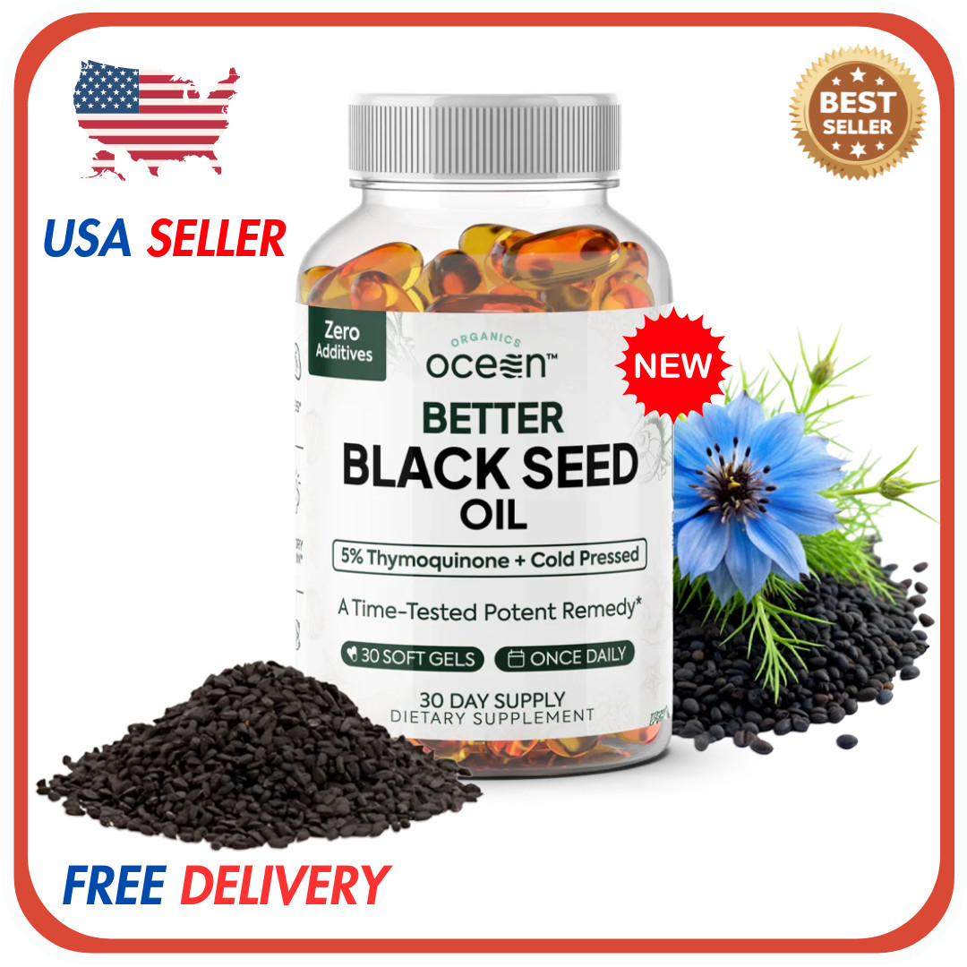 Organics Ocean Black Seed Oil 30 Softgels