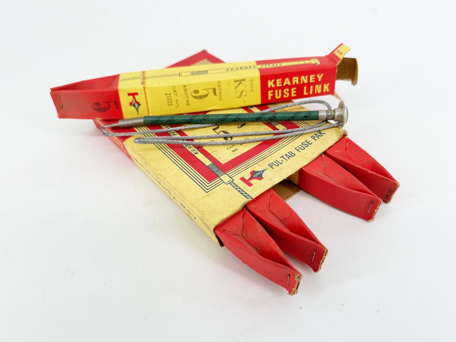 Lot of 5 New Kearney 21005 Fuse Links Type KS 5A