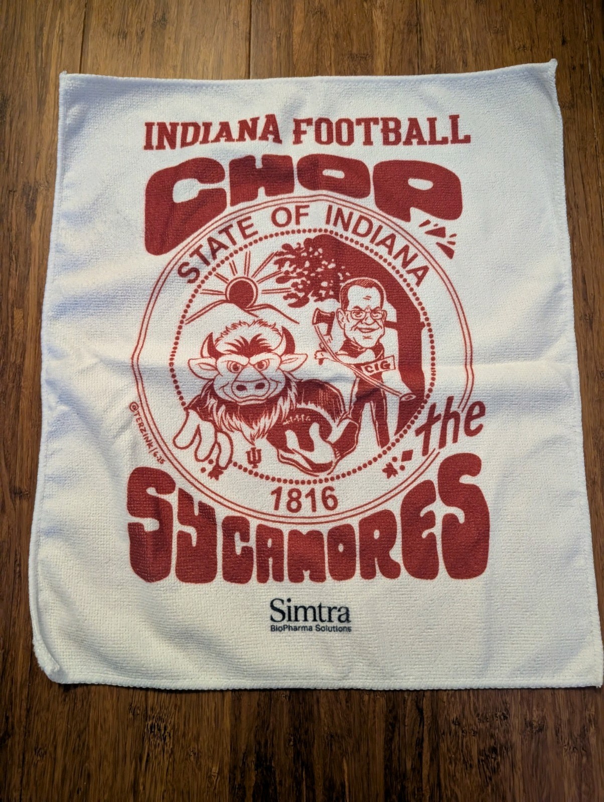 2025 Indiana University Hoosiers Football Game Day Rally Towel – INDIANA STATE 2025 Indiana University Hoosiers Football Game Day Rally Towel – INDIANA STATE