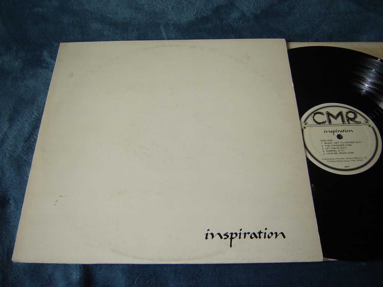 Inspiration s/t 1981 LP rare unknown private Xian folk New Mexico female vocals