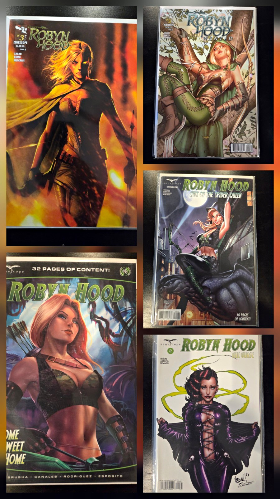 Robyn Hood Comic Book Lot (See Pics) Grimm Fairy Tales Robyn Hood Comic Book Lot (See Pics) Grimm Fairy Tales