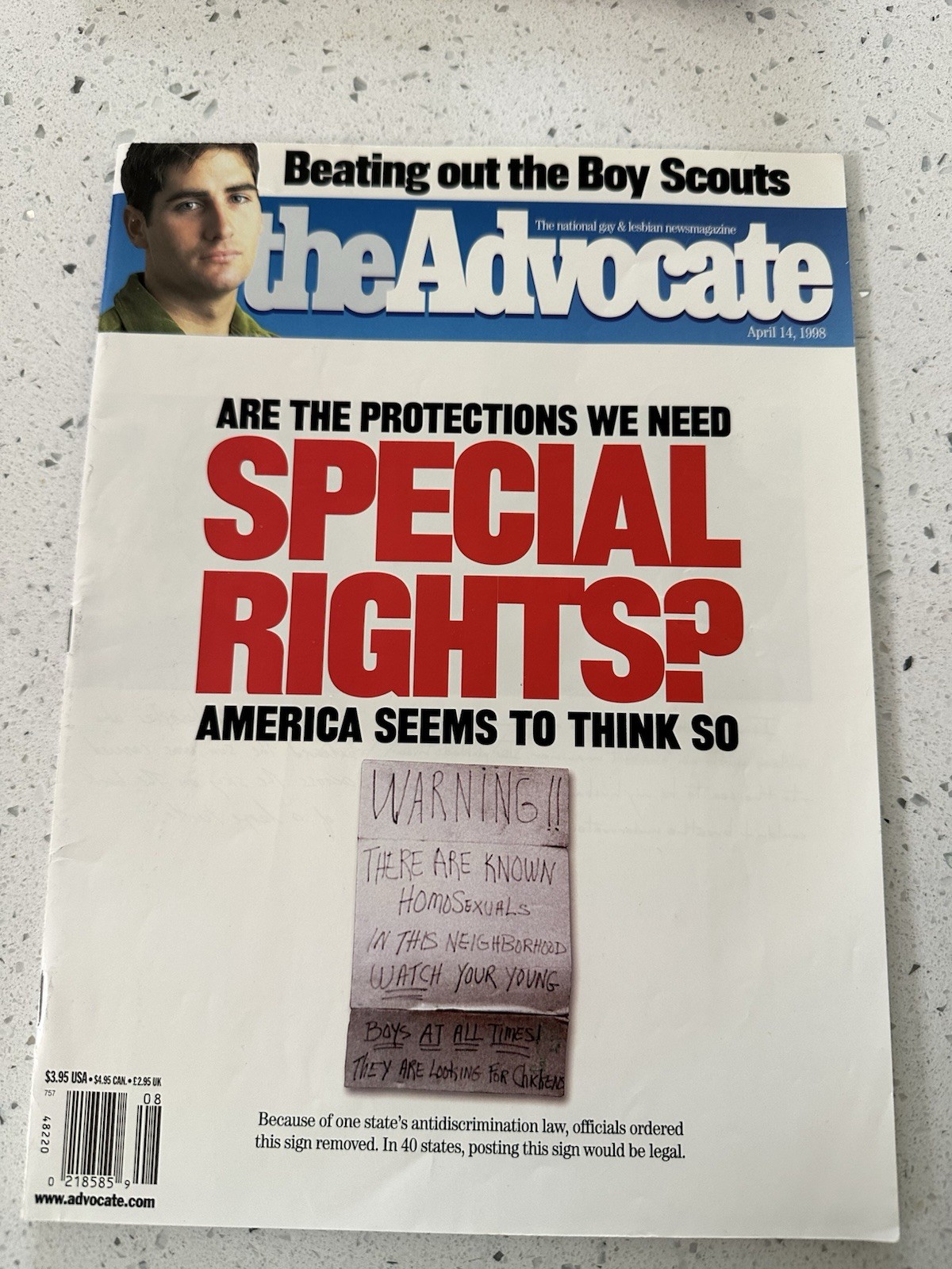 The Advocate Protections We Need April 14 1998 The Advocate Protections We Need April 14 1998