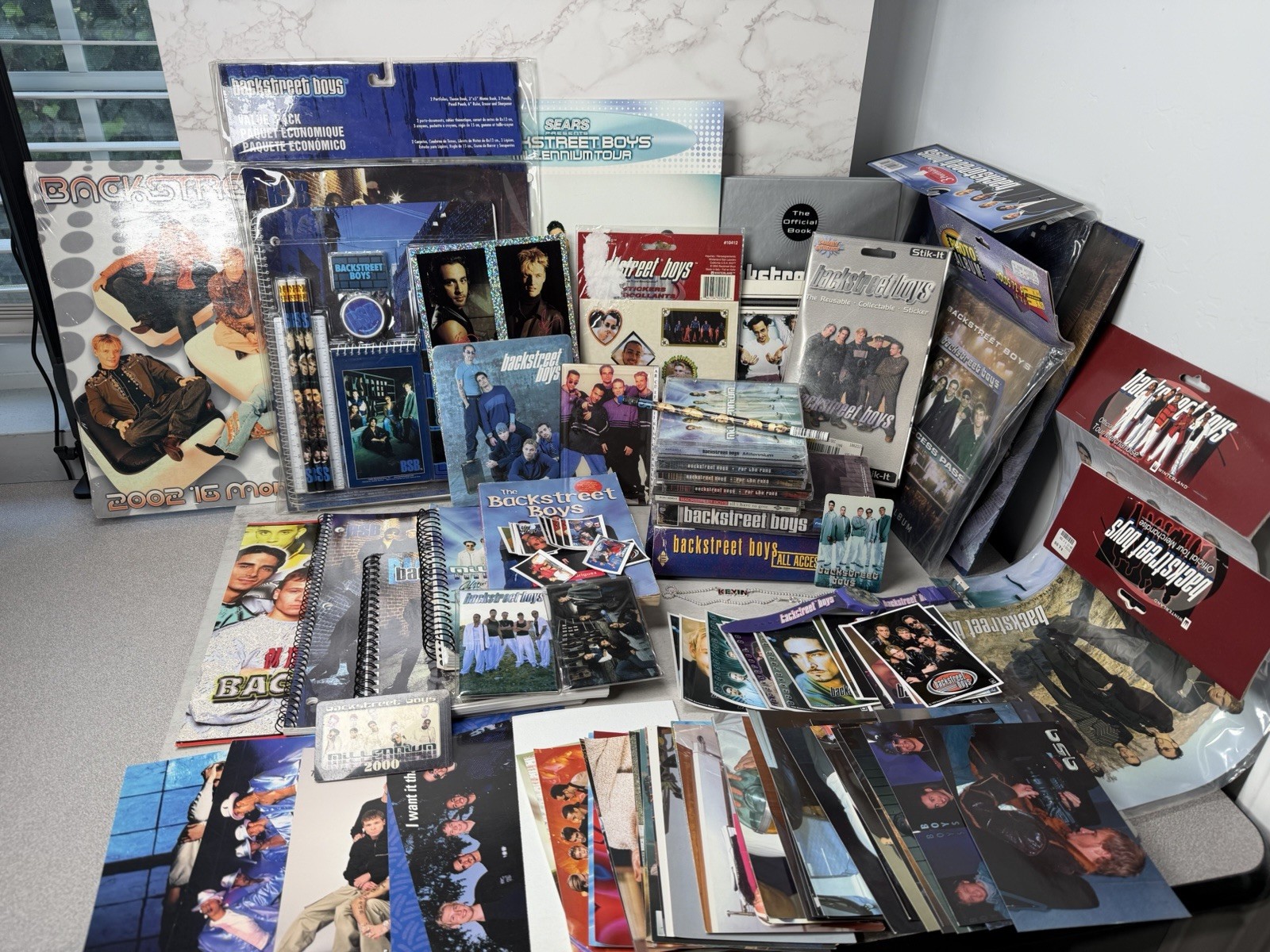 Backstreet Boys Memorabilia Lot Stickers Pictures Magazines Misc. Y2K Vintage
