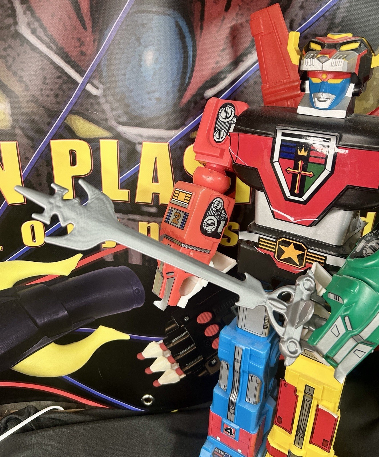 1984 LJN VOLTRON GIANT COMMANDER  SWORD -  Jumbo Machinder Shogun Warrior
