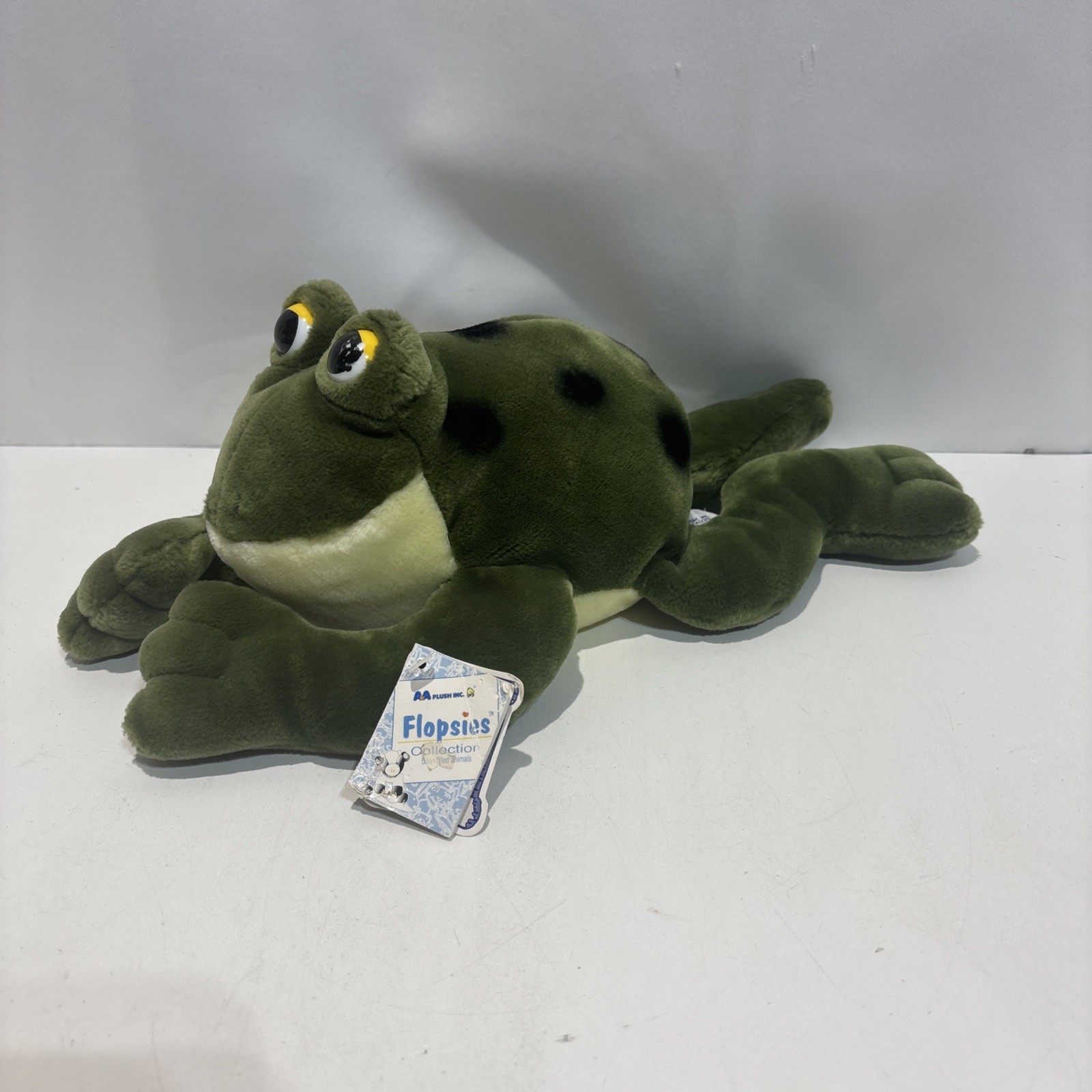 VTG 2000’s Flopsies Jumpin Jacques Frog Plush 14\ VTG 2000’s Flopsies Jumpin Jacques Frog Plush 14\