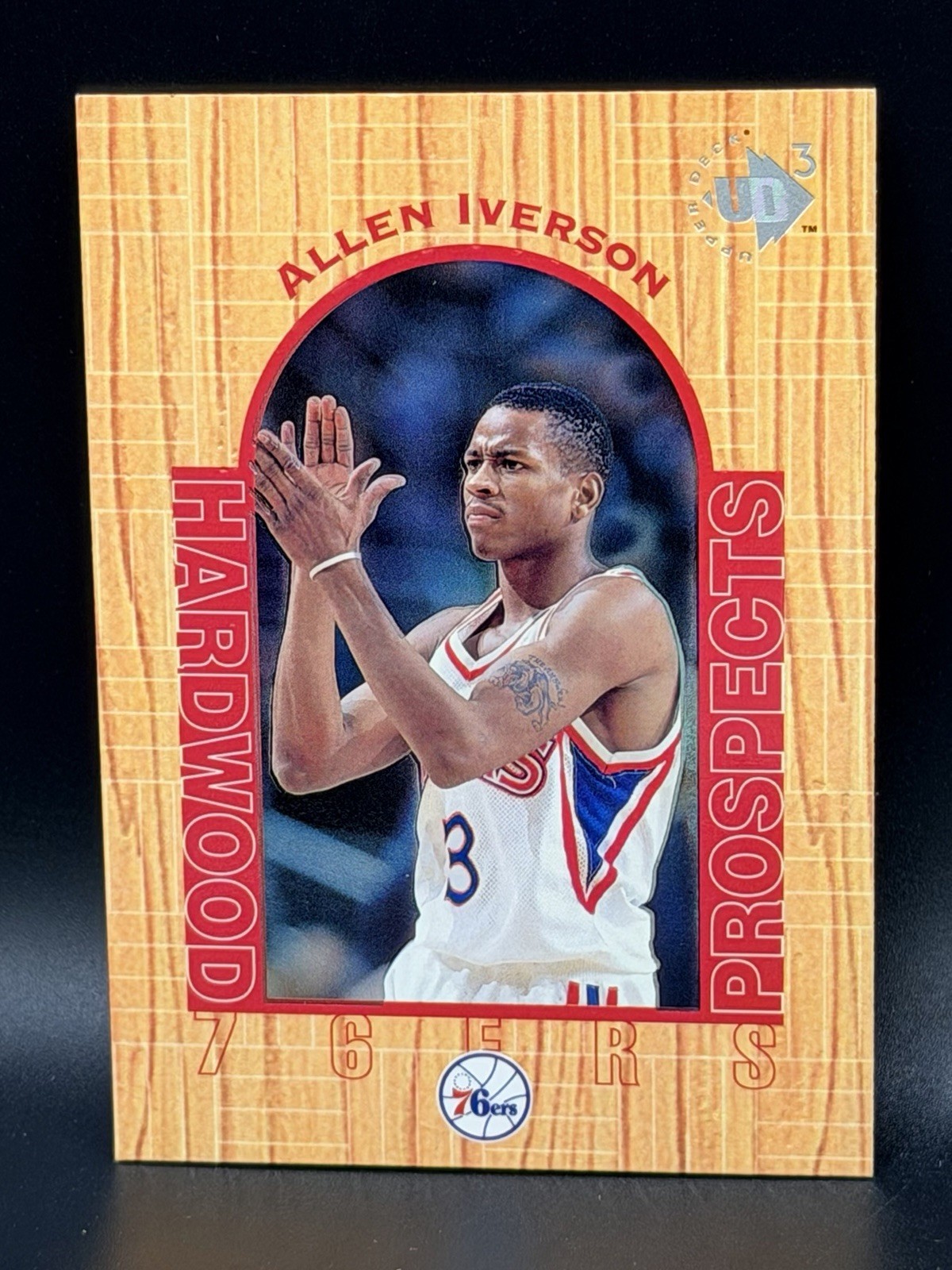 1996-97 Upper Deck UD3 Allen Iverson Hardwood Prospects Rookie #14 (RC) HOF