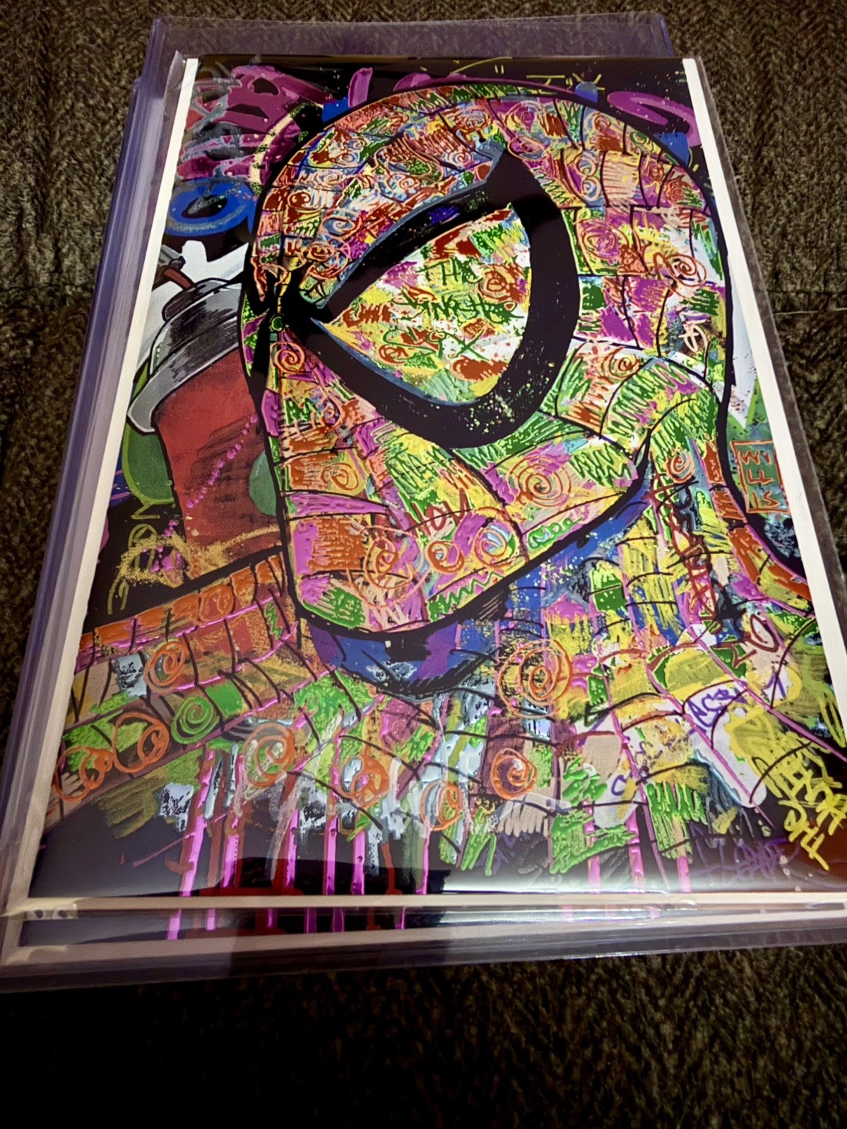 Dork Graffiti Creekside Spider Embossed Spot Foil Ltd. 100 Signed Kyle Willis Dork Graffiti Creekside Spider Embossed Spot Foil Ltd. 100 Signed Kyle Willis