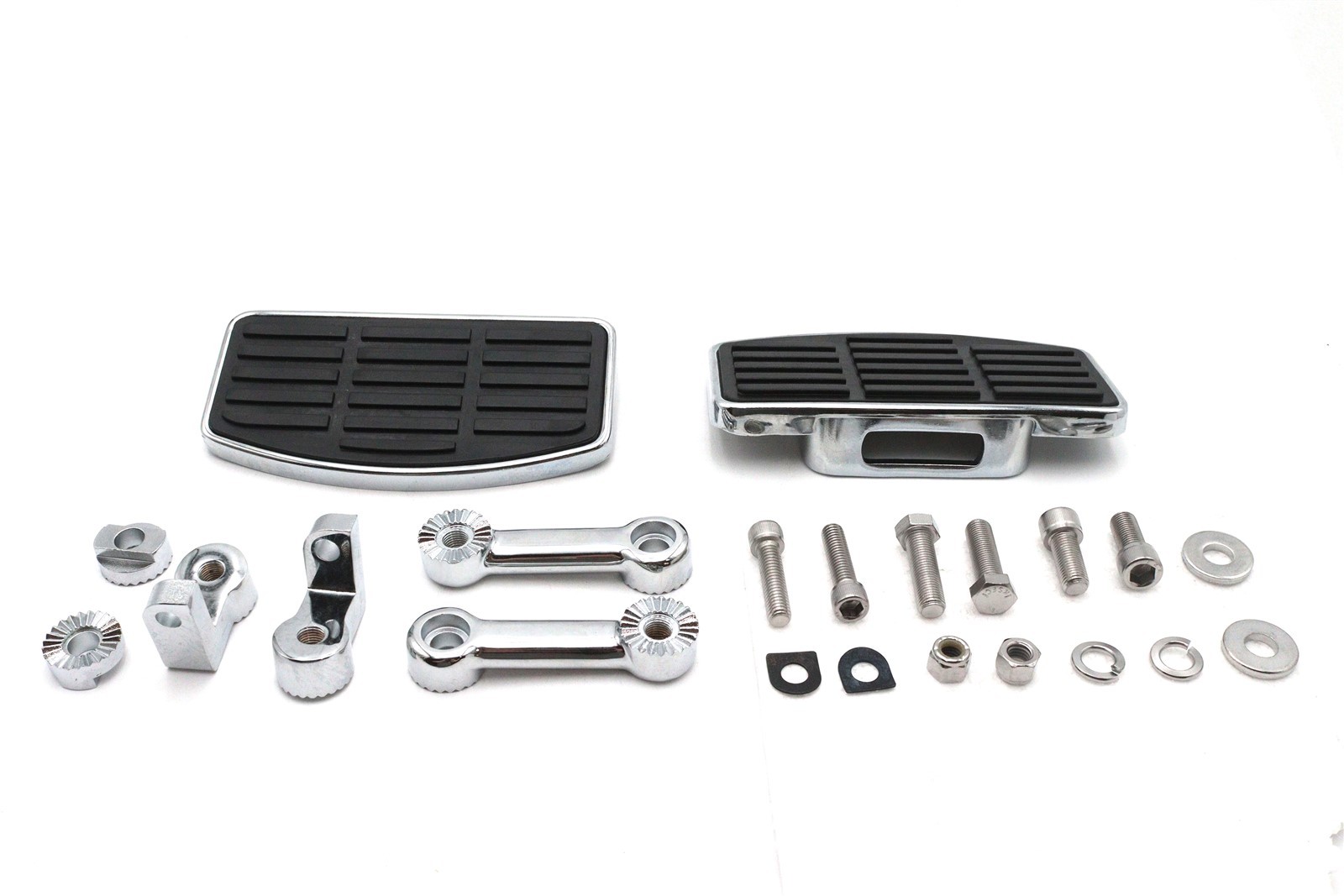 V-Twin 27-0669 Adjustable Mini Floorboards for Harley Male Mount Foot Pegs V-Twin 27-0669 Adjustable Mini Floorboards for Harley Male Mount Foot Pegs
